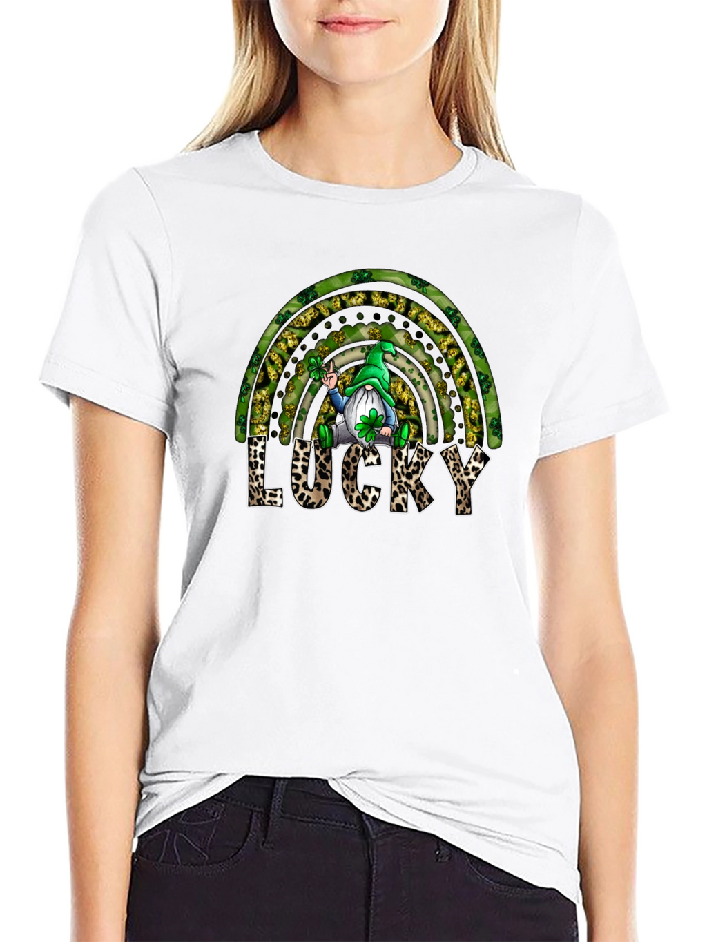 Lucky St. Patricks Day Gnome T-Shirt