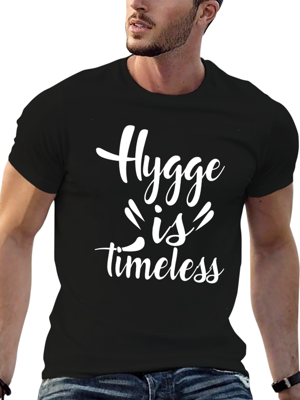 Hygge is Timeless Black T-Shirt