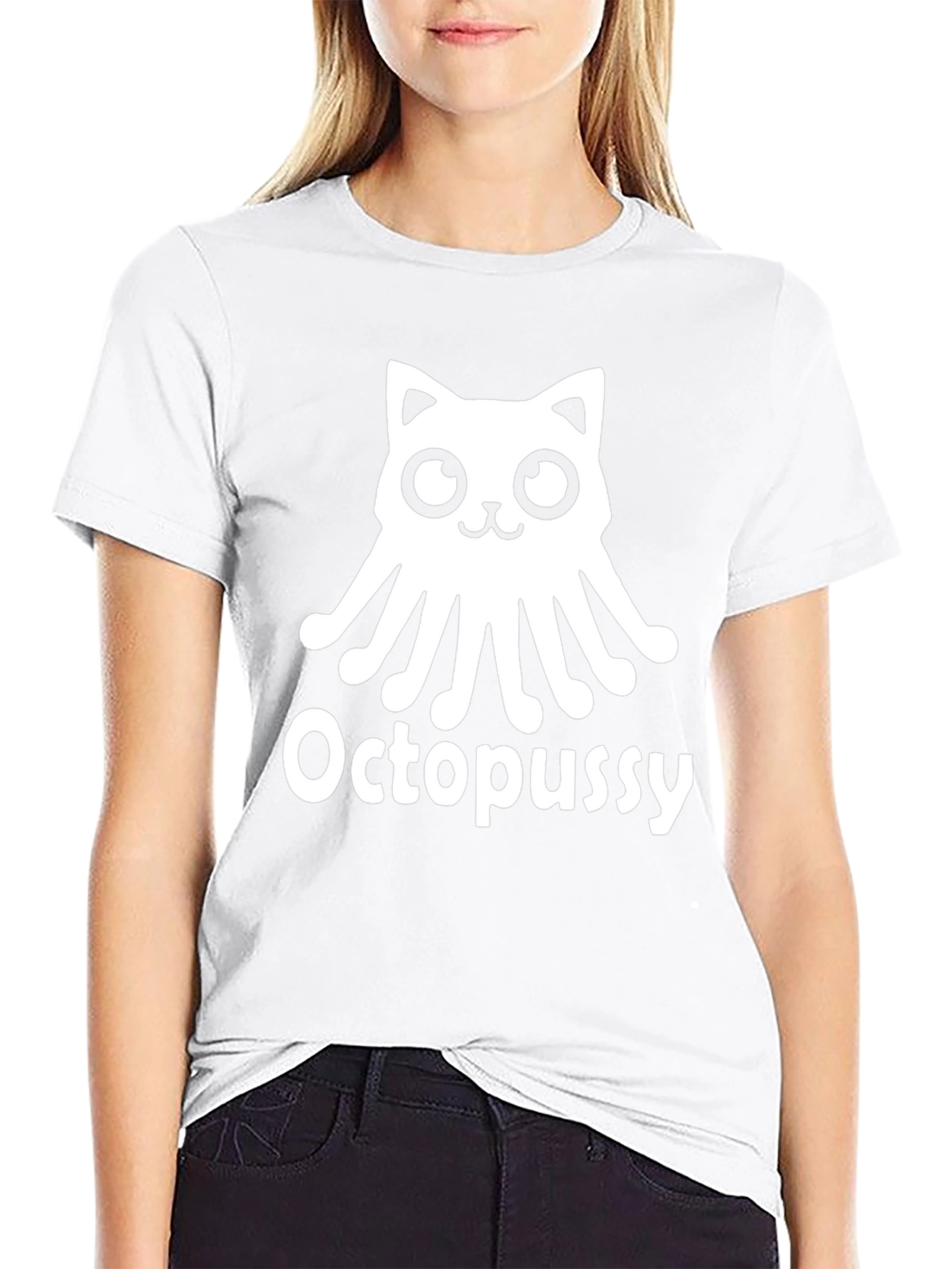 Octopussy T-Shirt - Cat Octopus Graphic Tee