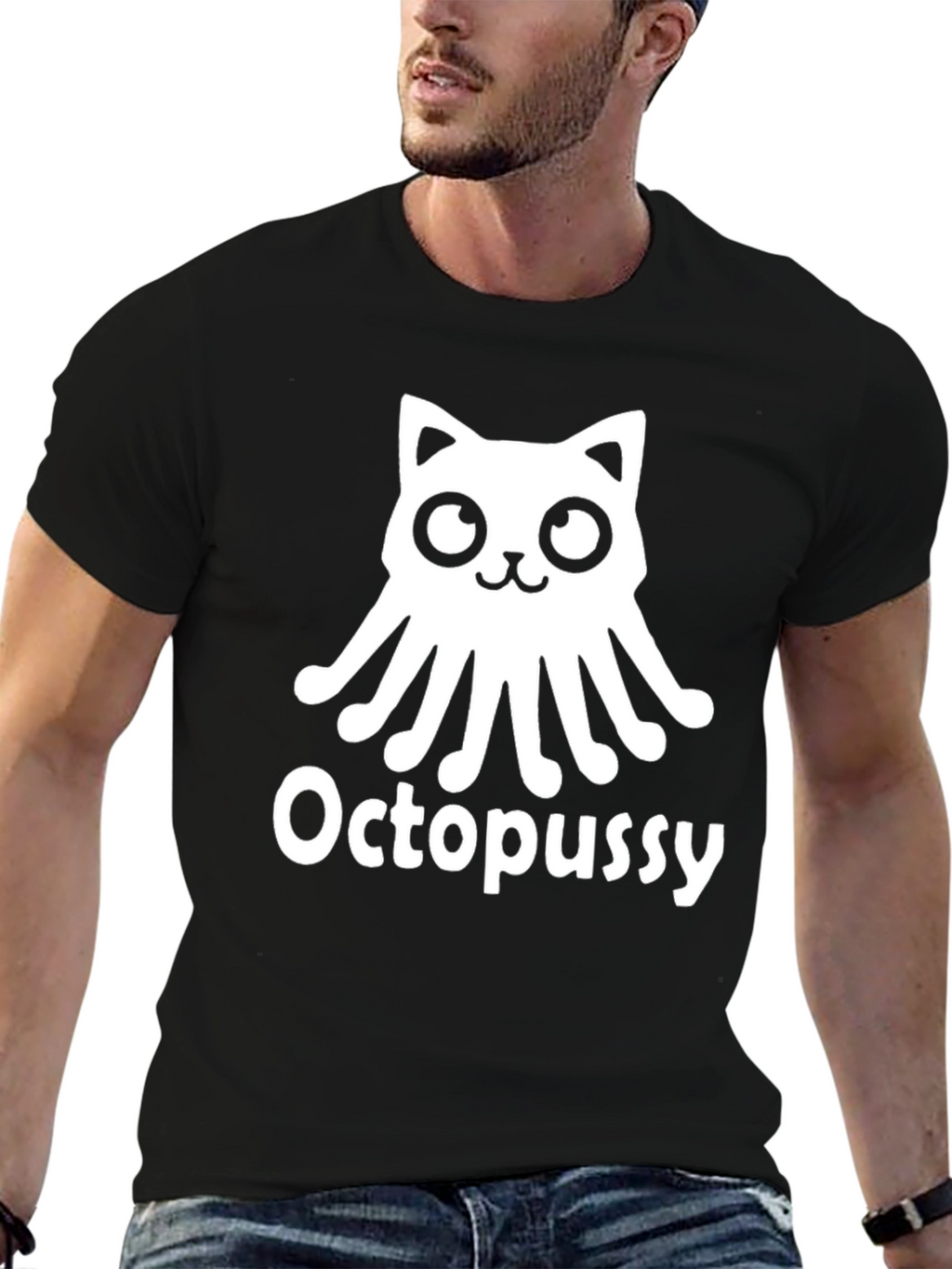 Octopussy T-Shirt - Cat Octopus Graphic Tee