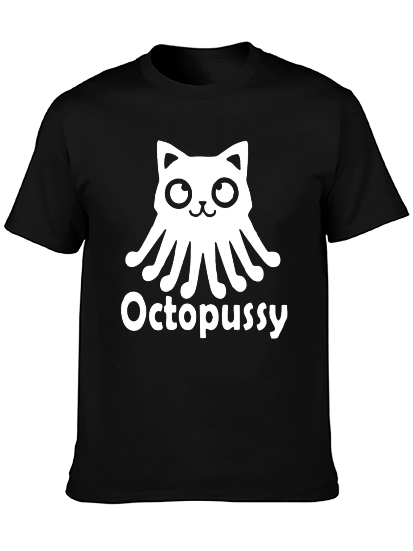 Octopussy T-Shirt - Cat Octopus Graphic Tee