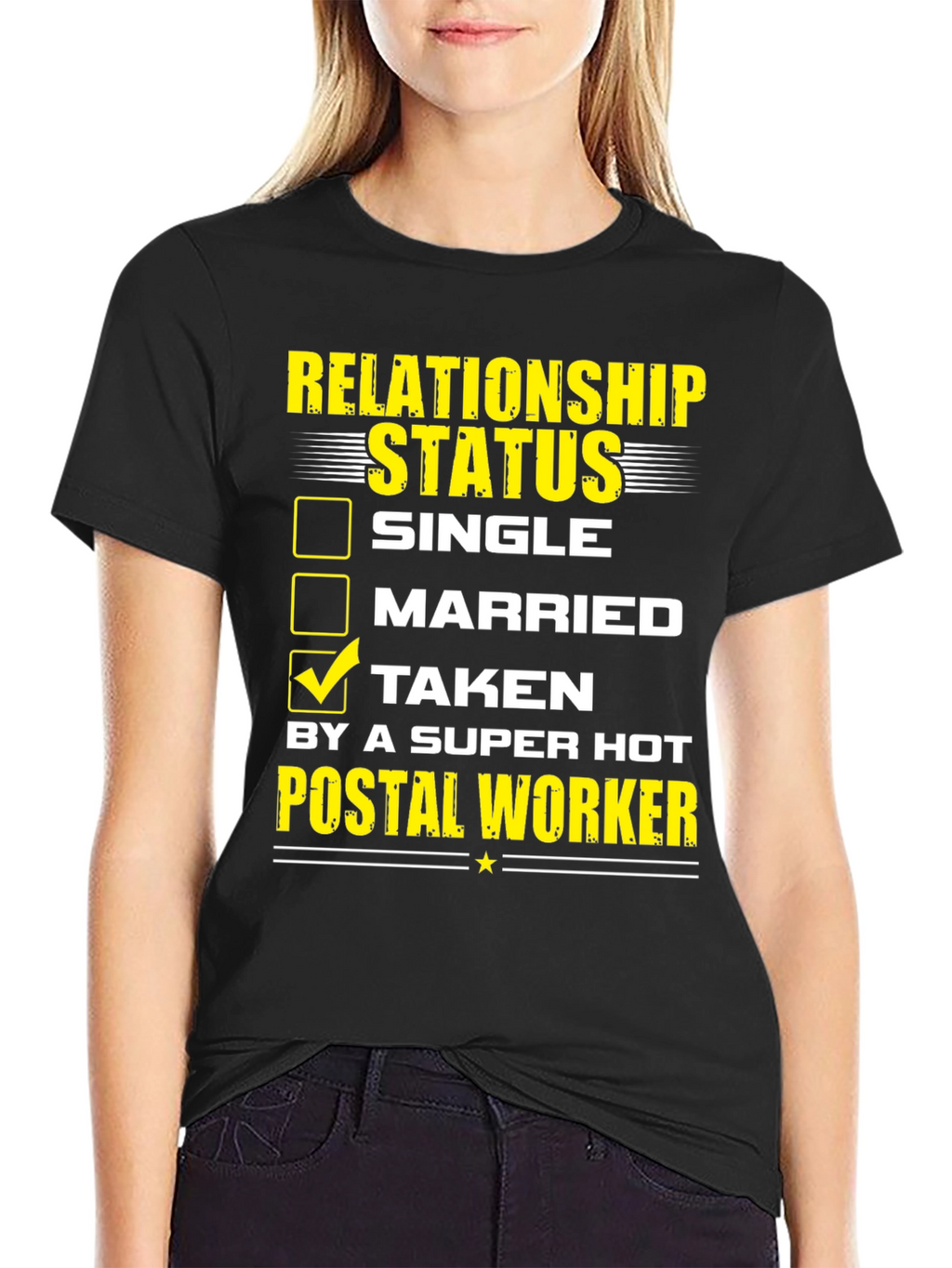 Relationship Status Taken Postal Worker T-Shirt