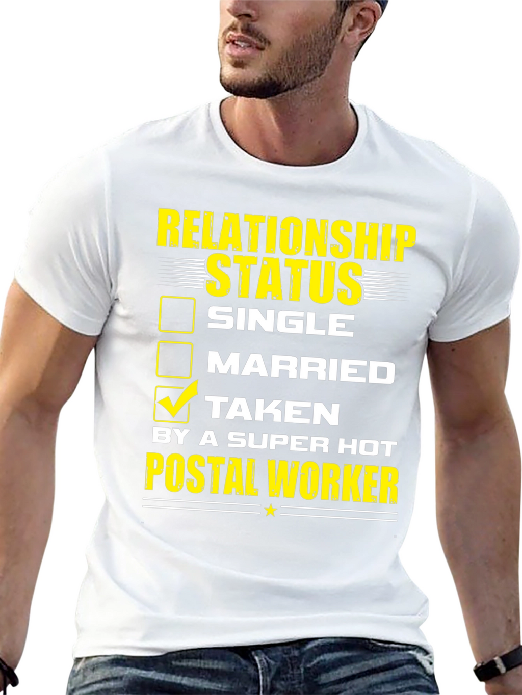 Relationship Status Taken Postal Worker T-Shirt