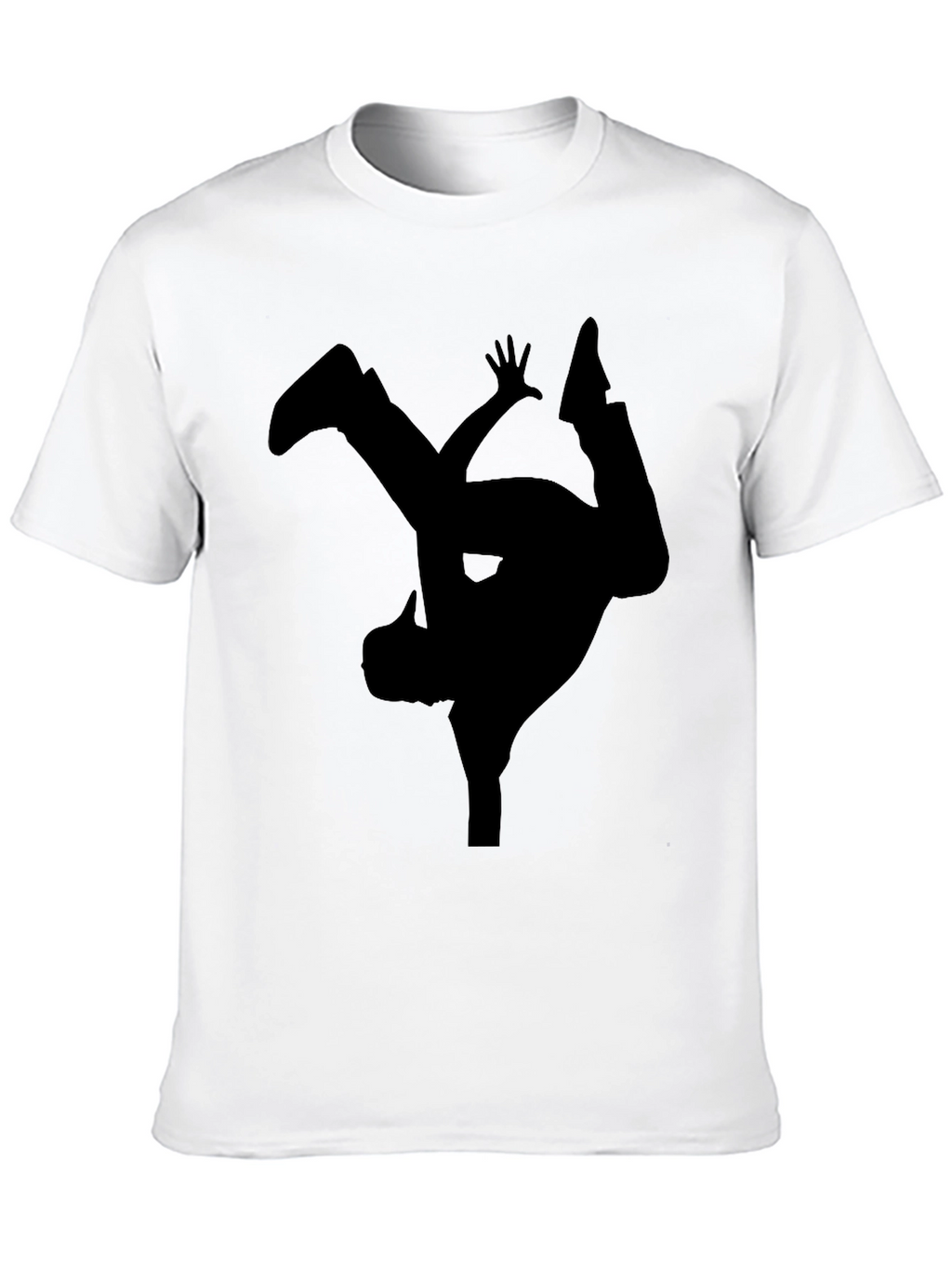 Breakdance Silhouette Black T-Shirt