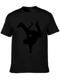 Breakdance Silhouette Black T-Shirt