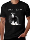 Gentle Giant Horse Graphic Black T-Shirt