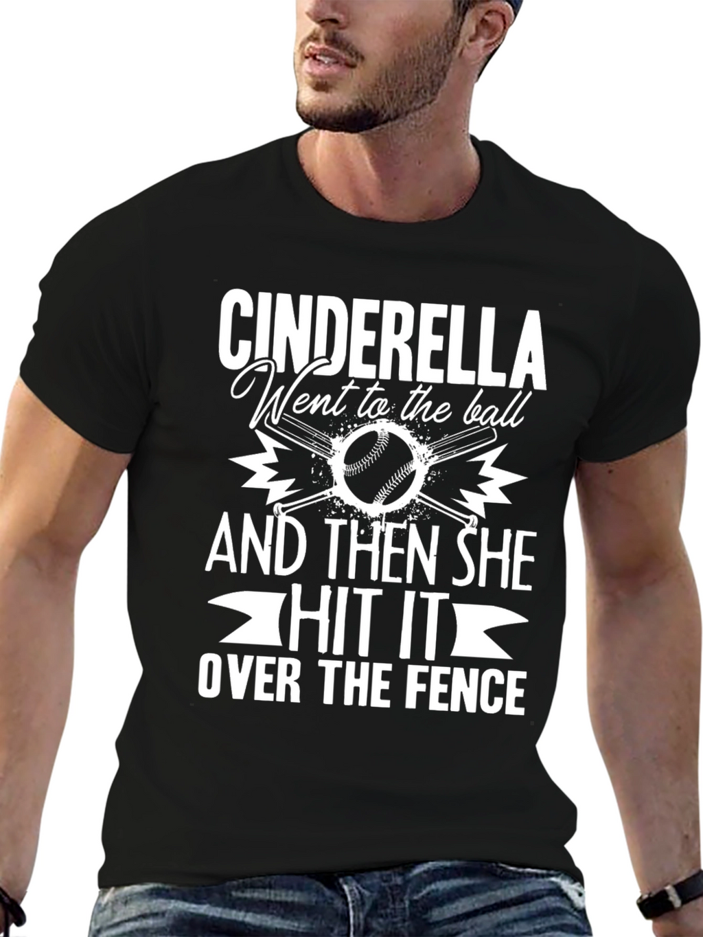 Cinderella Baseball Hit T-Shirt