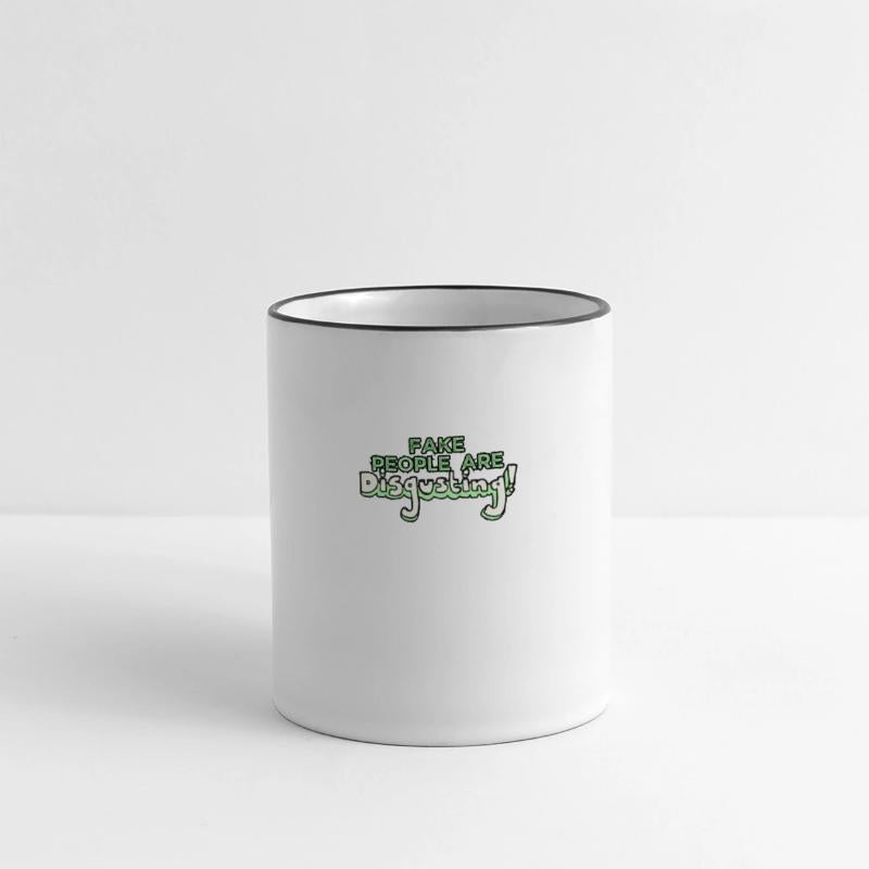 Fake People Are Disgusting Statement Green Slime