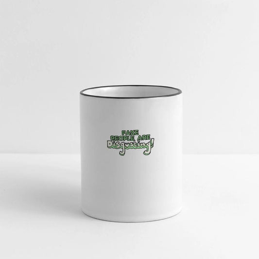 Fake People Are Disgusting Statement Green Slime