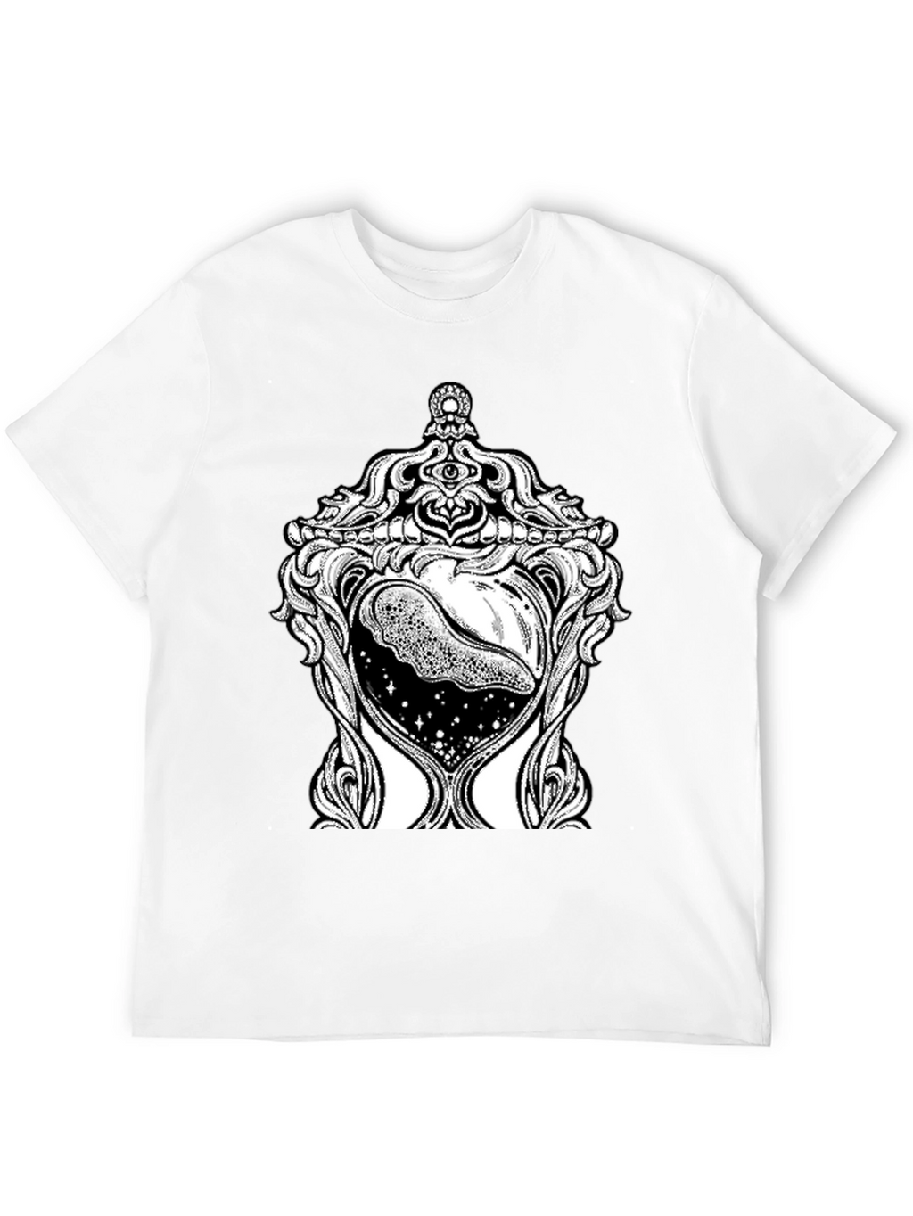 Mystic Hourglass Graphic Tee - Black