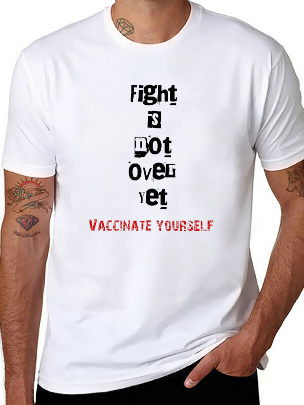 Fight Is Not Over Vaccinate T-Shirt