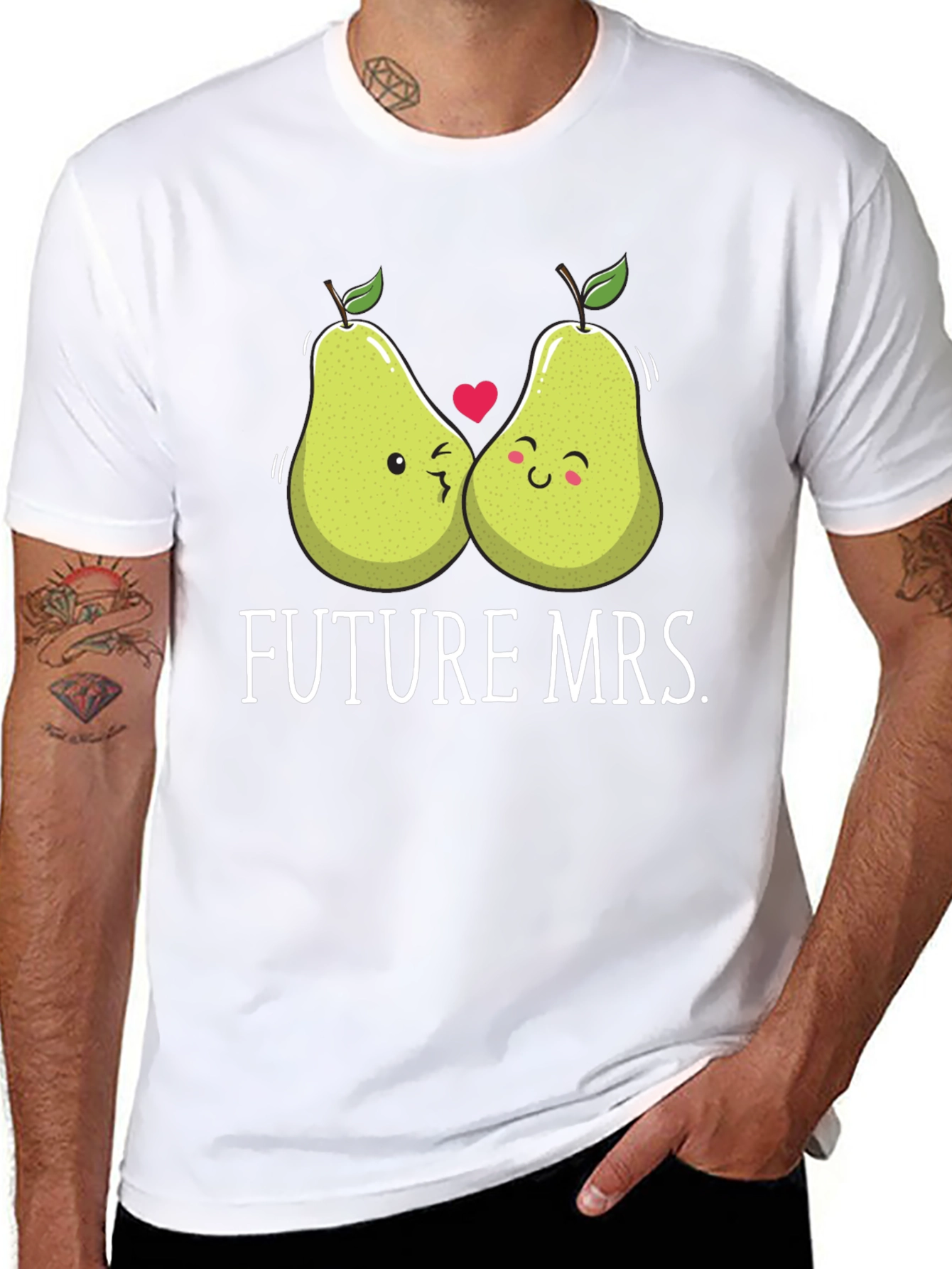 Future Mrs. Pear Couple Matching T-Shirt
