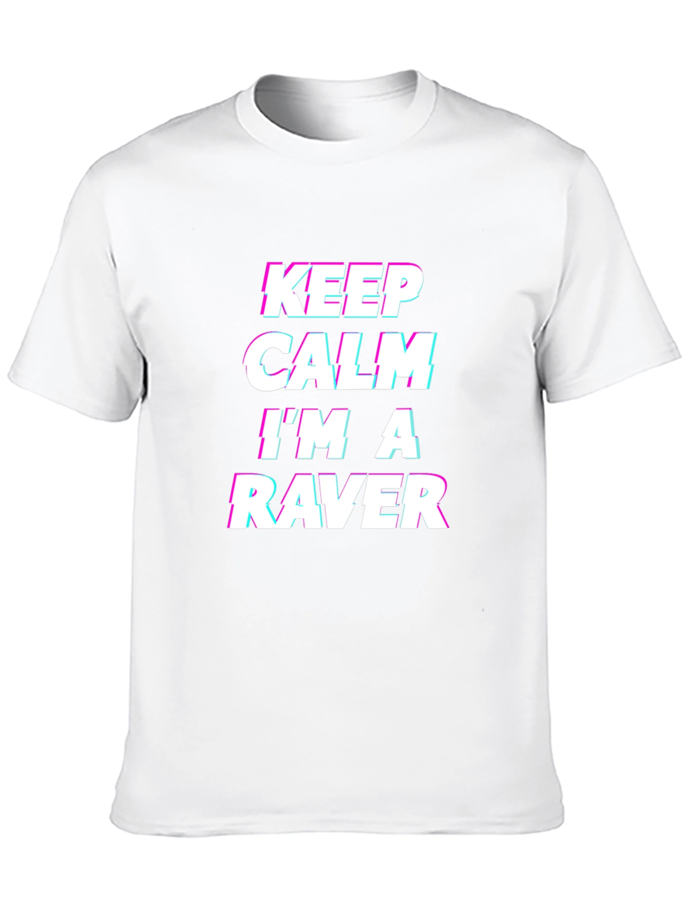 Keep Calm Im a Raver Black T-Shirt