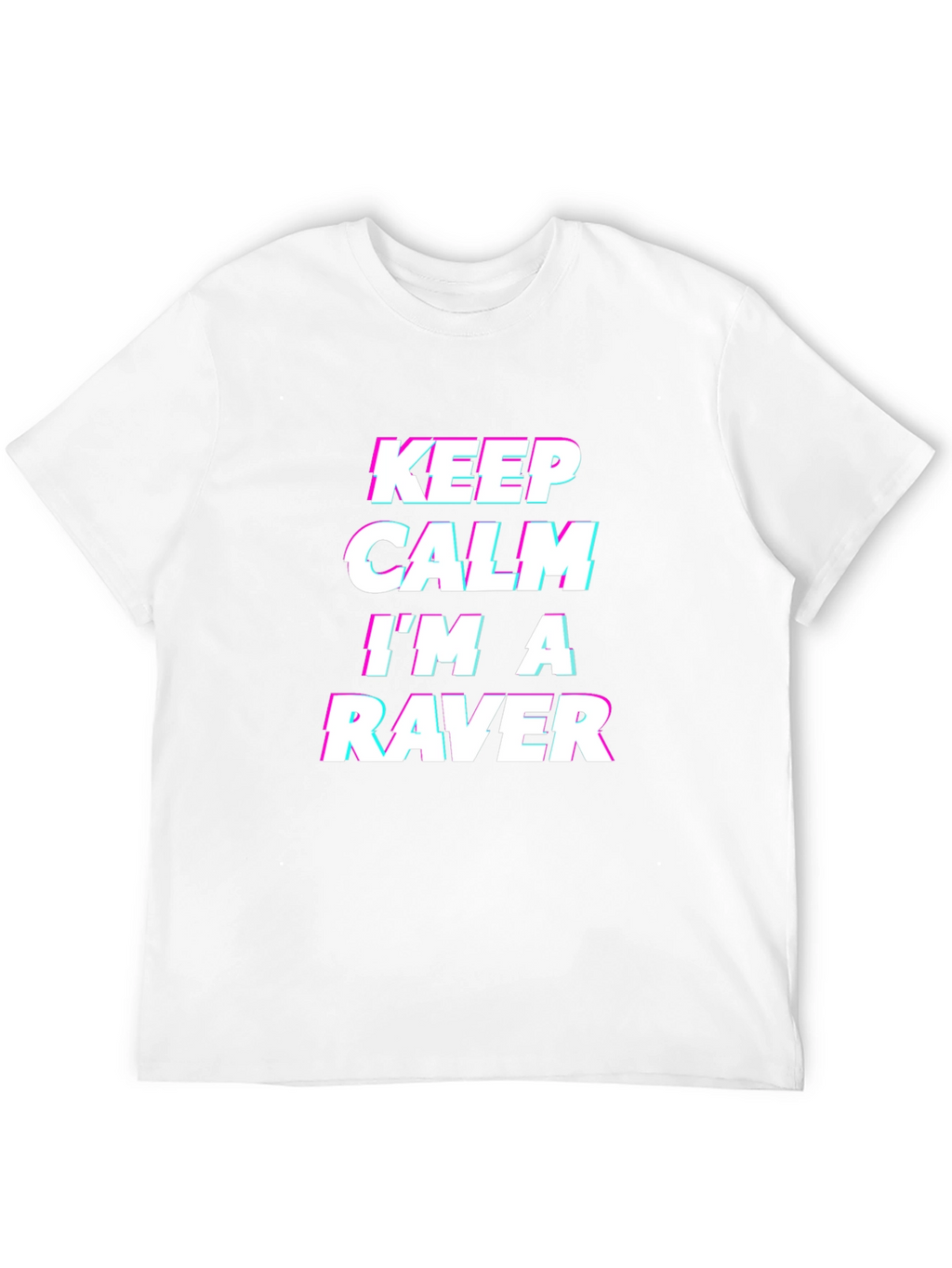 Keep Calm Im a Raver Black T-Shirt