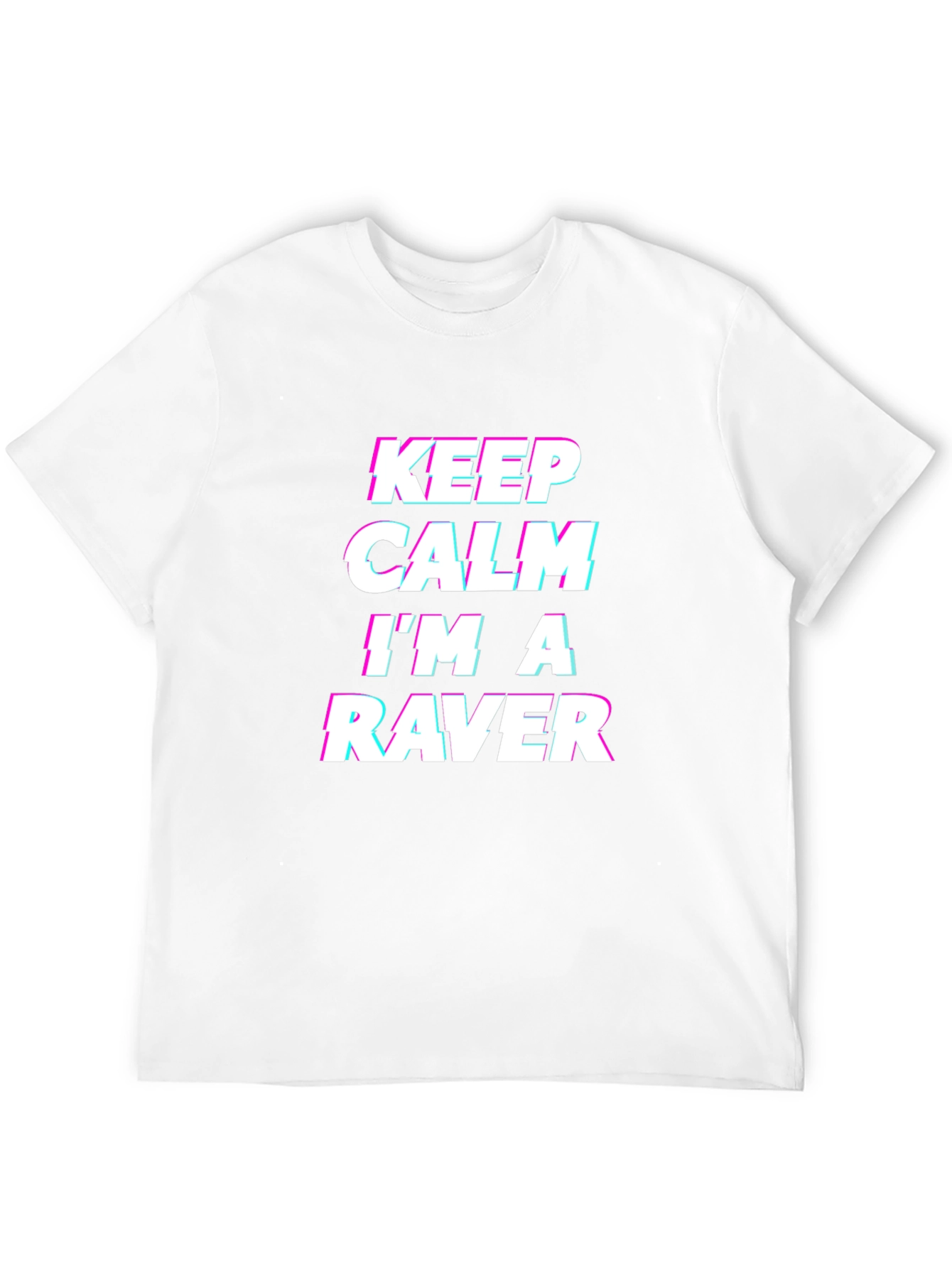 Keep Calm Im a Raver Black T-Shirt