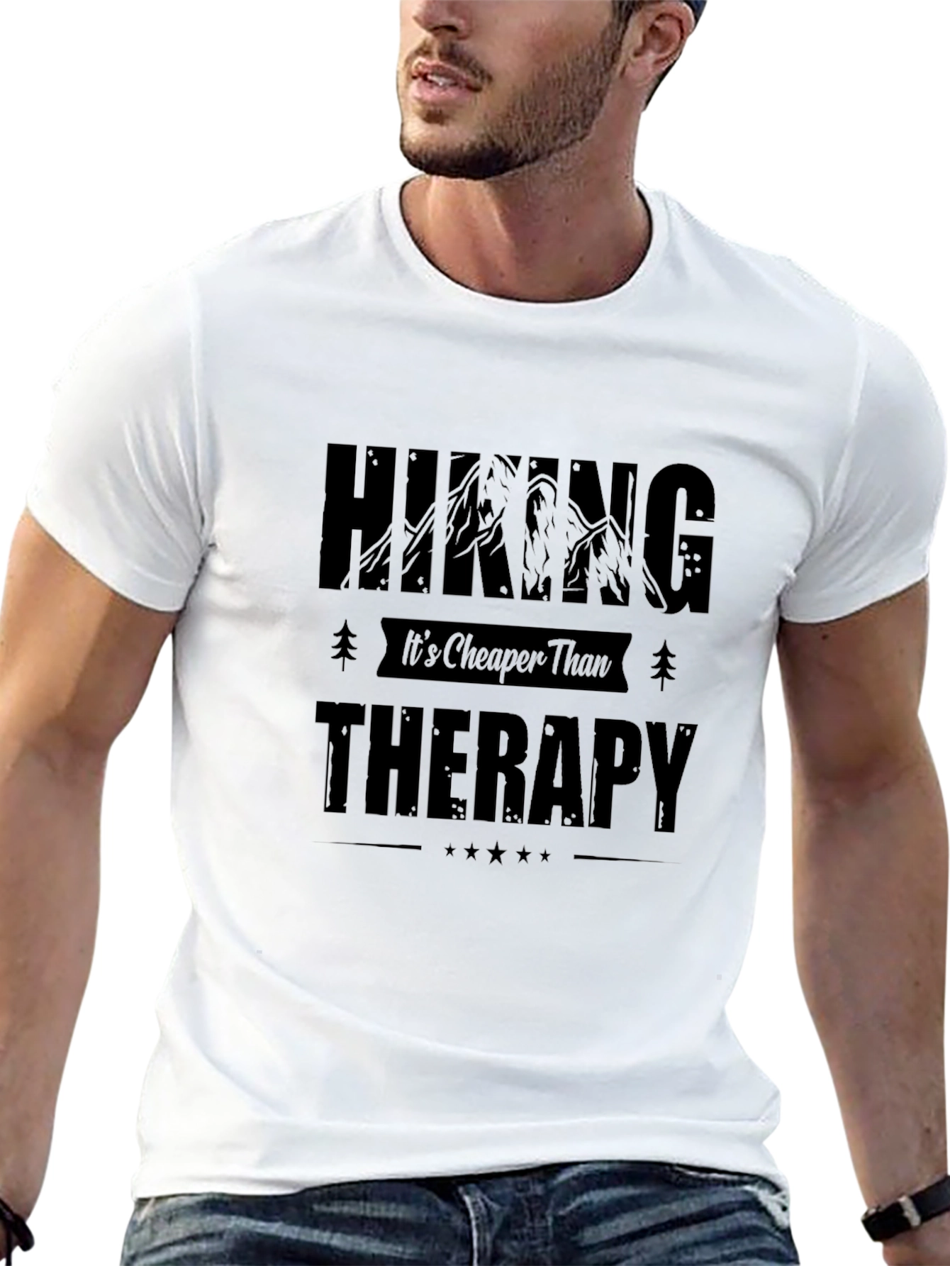 Hiking Cheaper Than Therapy T-Shirt