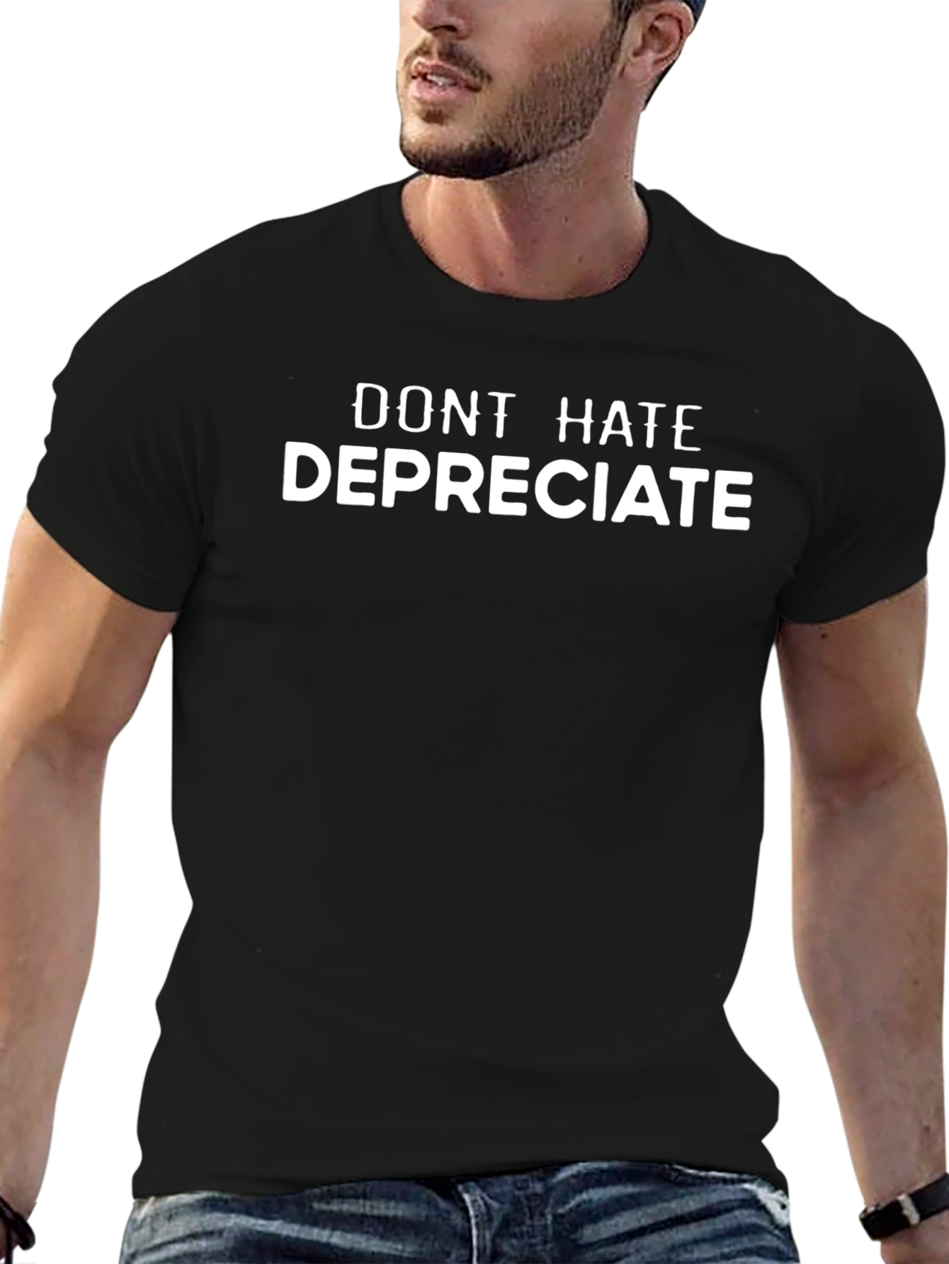 Dont Hate Depreciate Funny Accountant T-Shirt