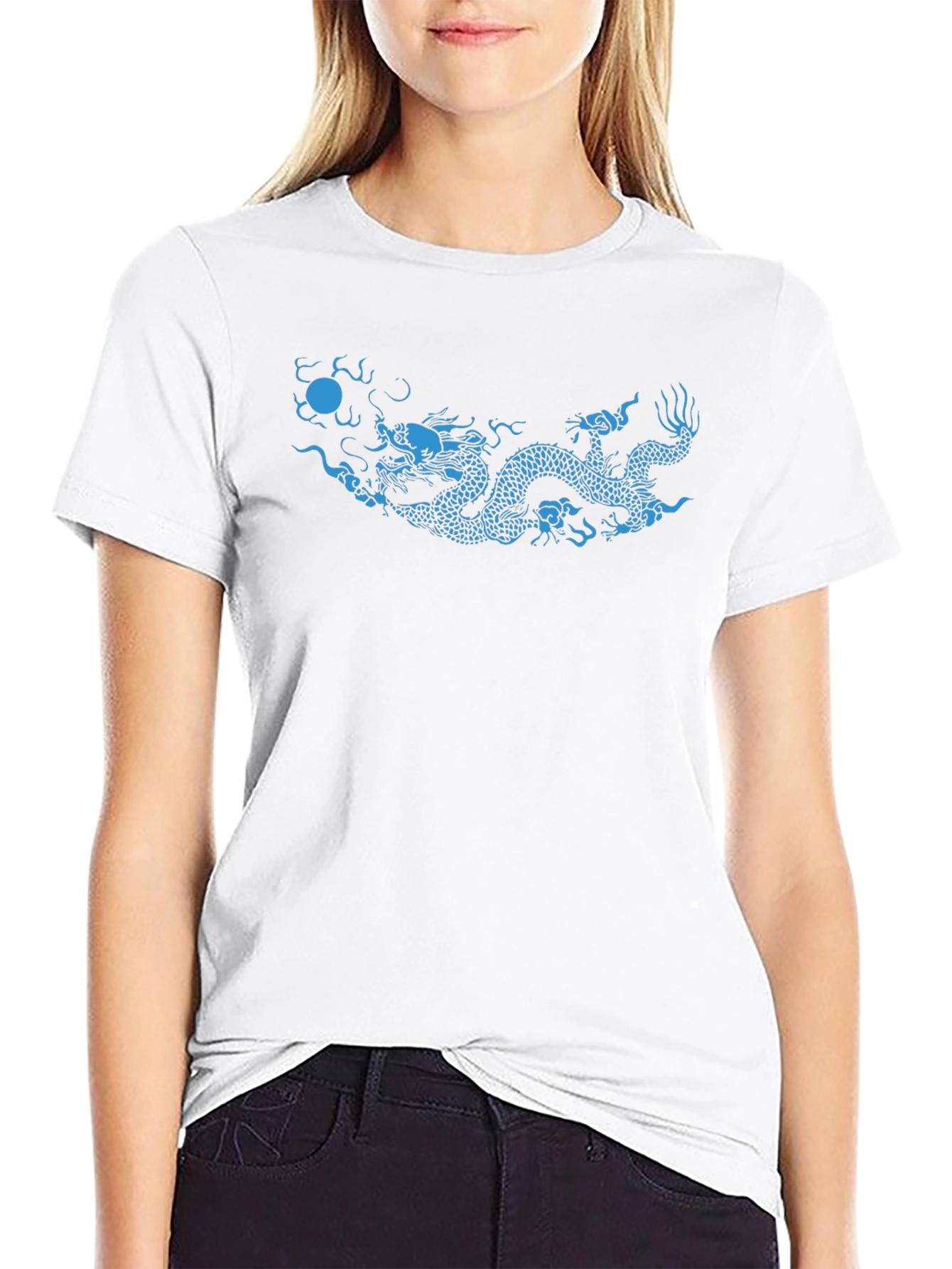 Dragon Graphic T-Shirt - Stylish Black Tee