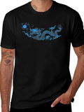 Dragon Graphic T-Shirt - Stylish Black Tee