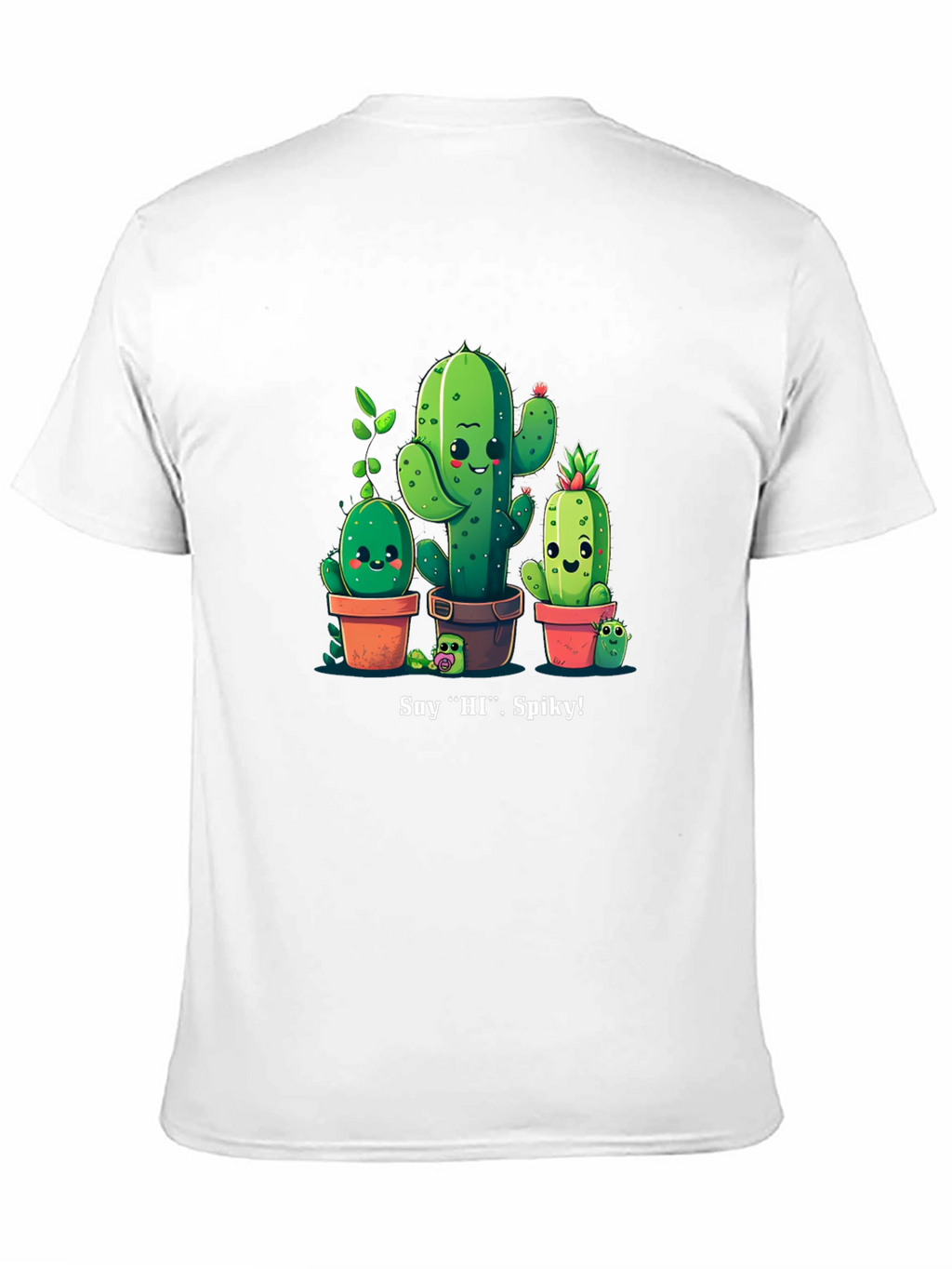 Cute Cactus Crew Graphic T-Shirt