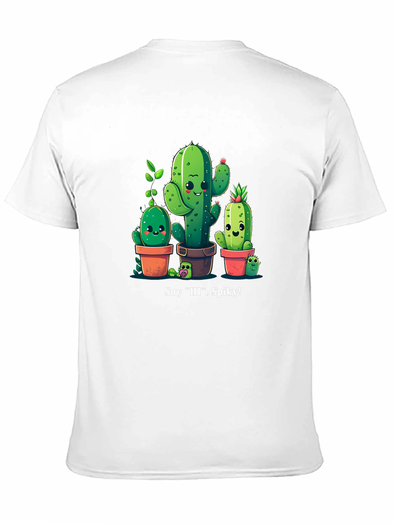 Cute Cactus Crew Graphic T-Shirt