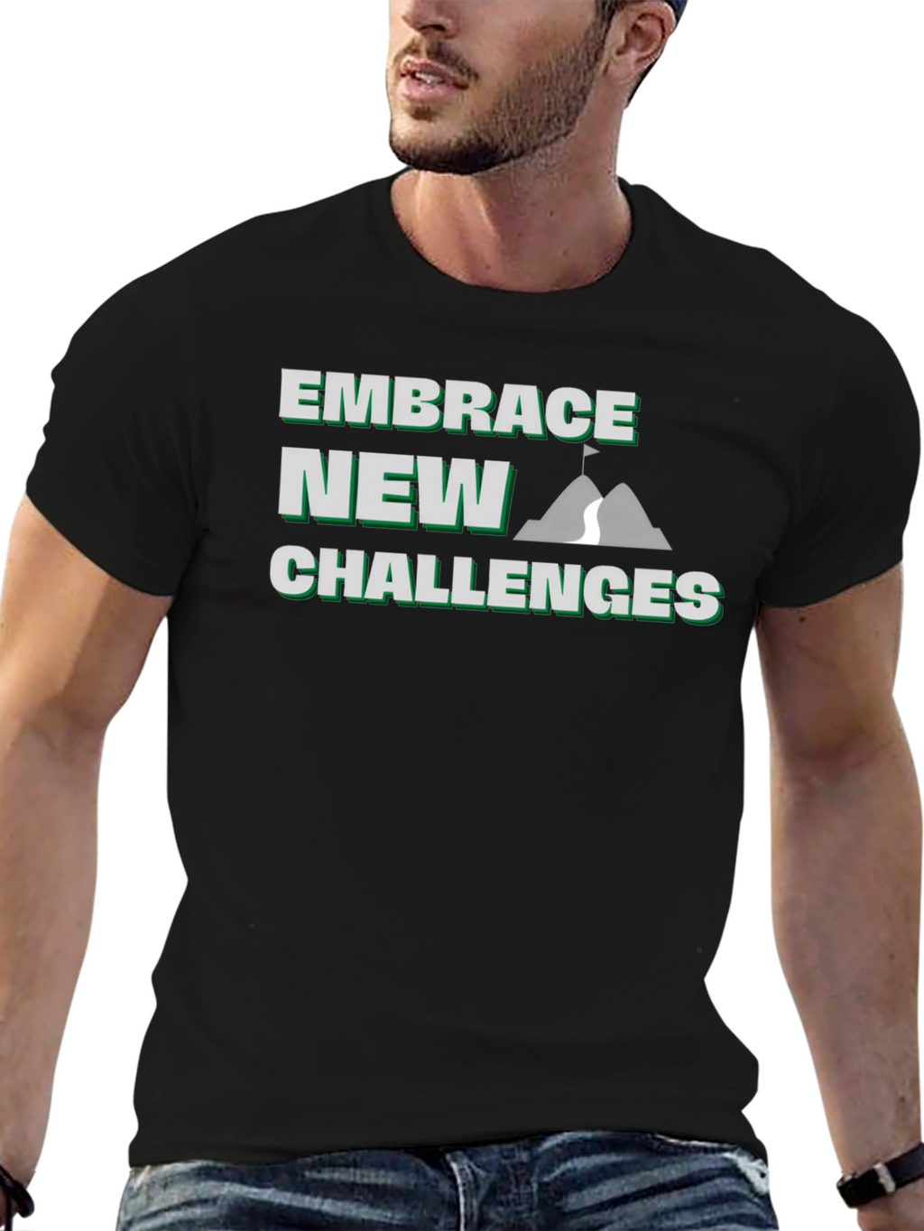 Embrace New Challenges Graphic T-Shirt