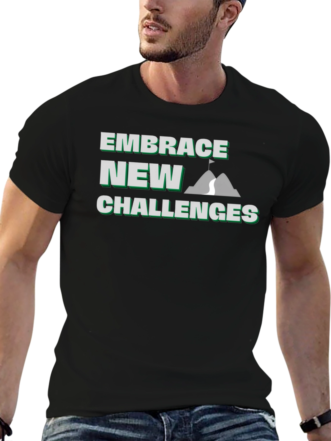 Embrace New Challenges Graphic T-Shirt