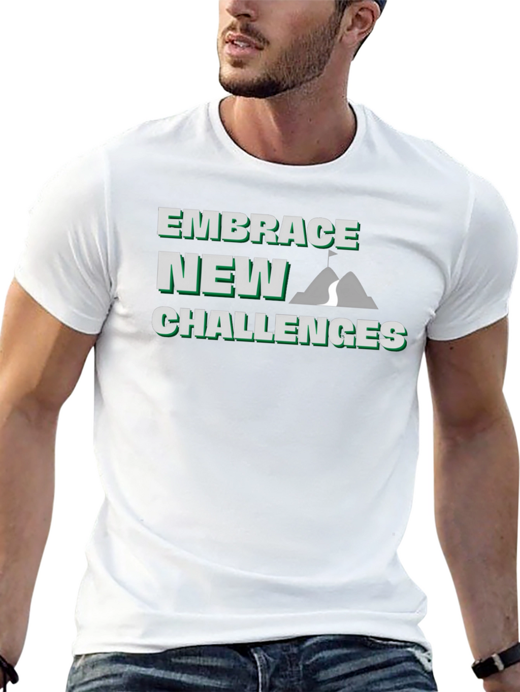 Embrace New Challenges Graphic T-Shirt