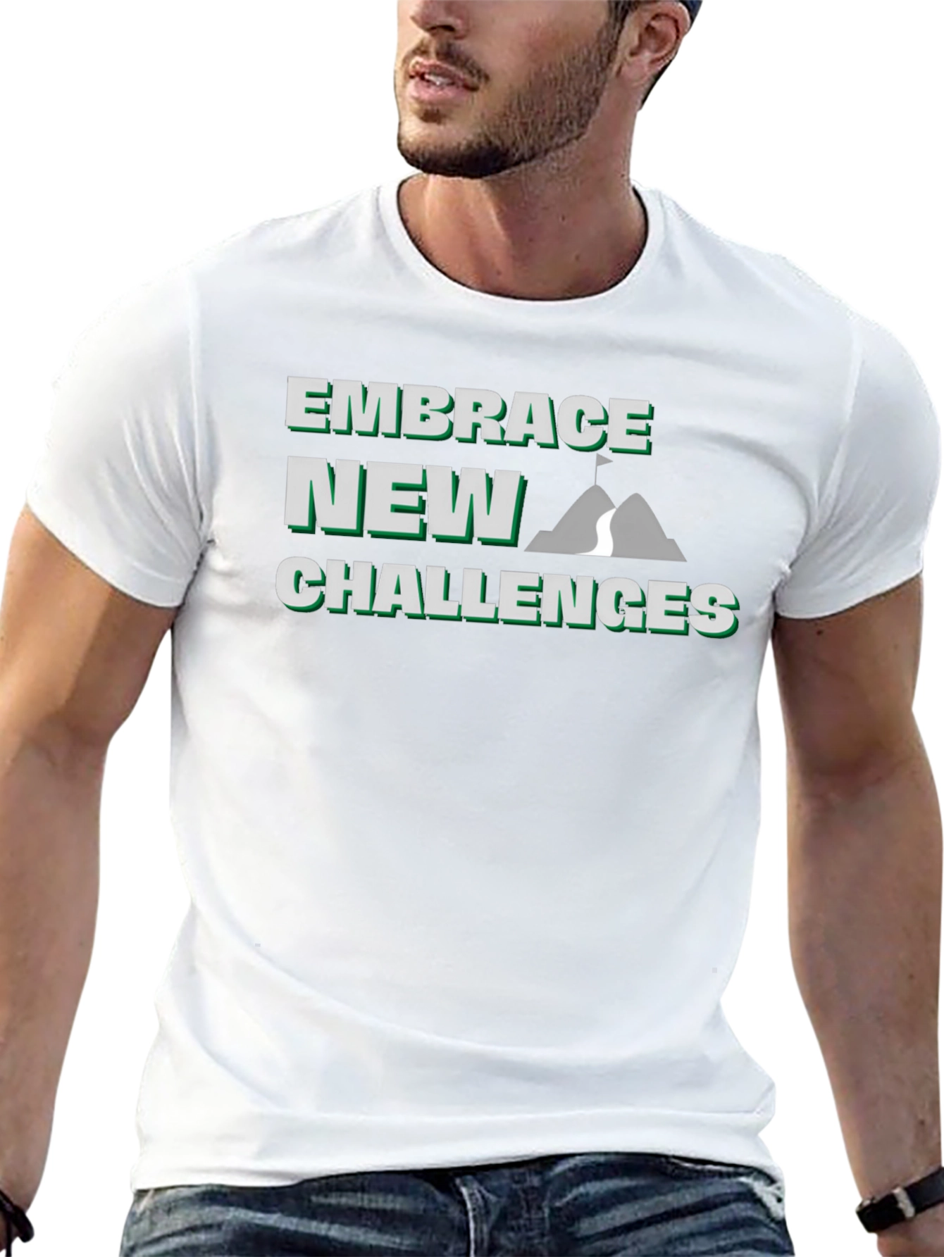 Embrace New Challenges Graphic T-Shirt