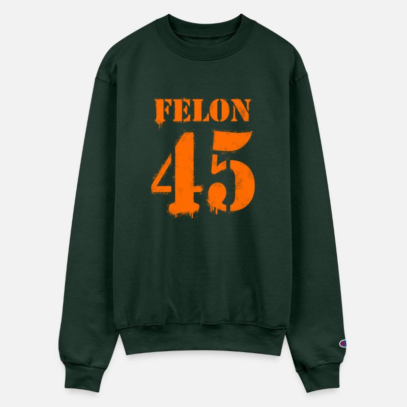 Felon 45 Orange Spray Paint Stencil Graffiti