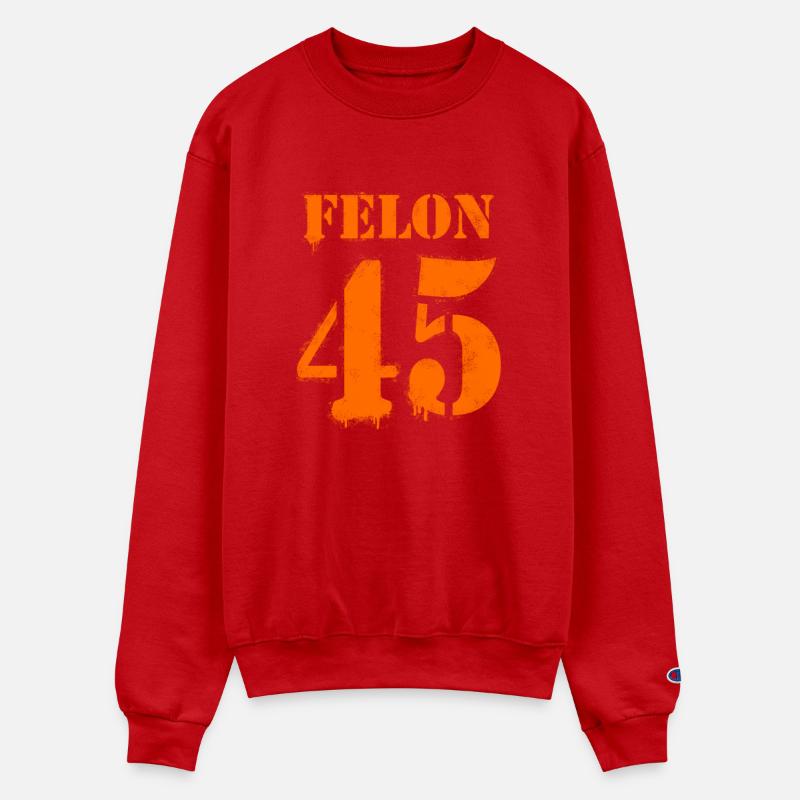 Felon 45 Orange Spray Paint Stencil Graffiti