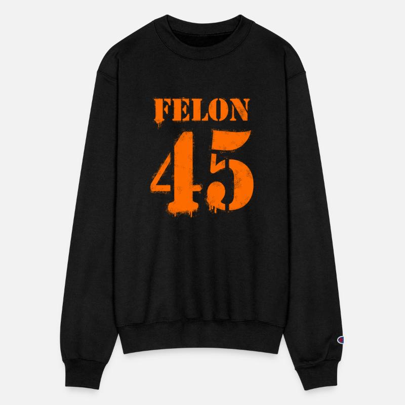 Felon 45 Orange Spray Paint Stencil Graffiti