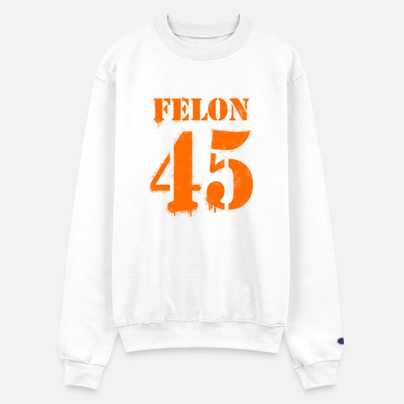 Felon 45 Orange Spray Paint Stencil Graffiti