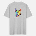 Feminine Neon Realism German Shepherd