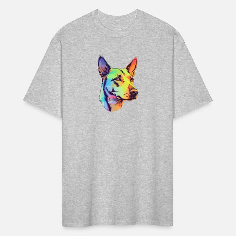 Feminine Neon Realism German Shepherd