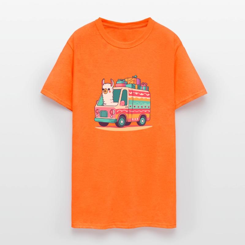 Festive Delivery: Llama Party Van