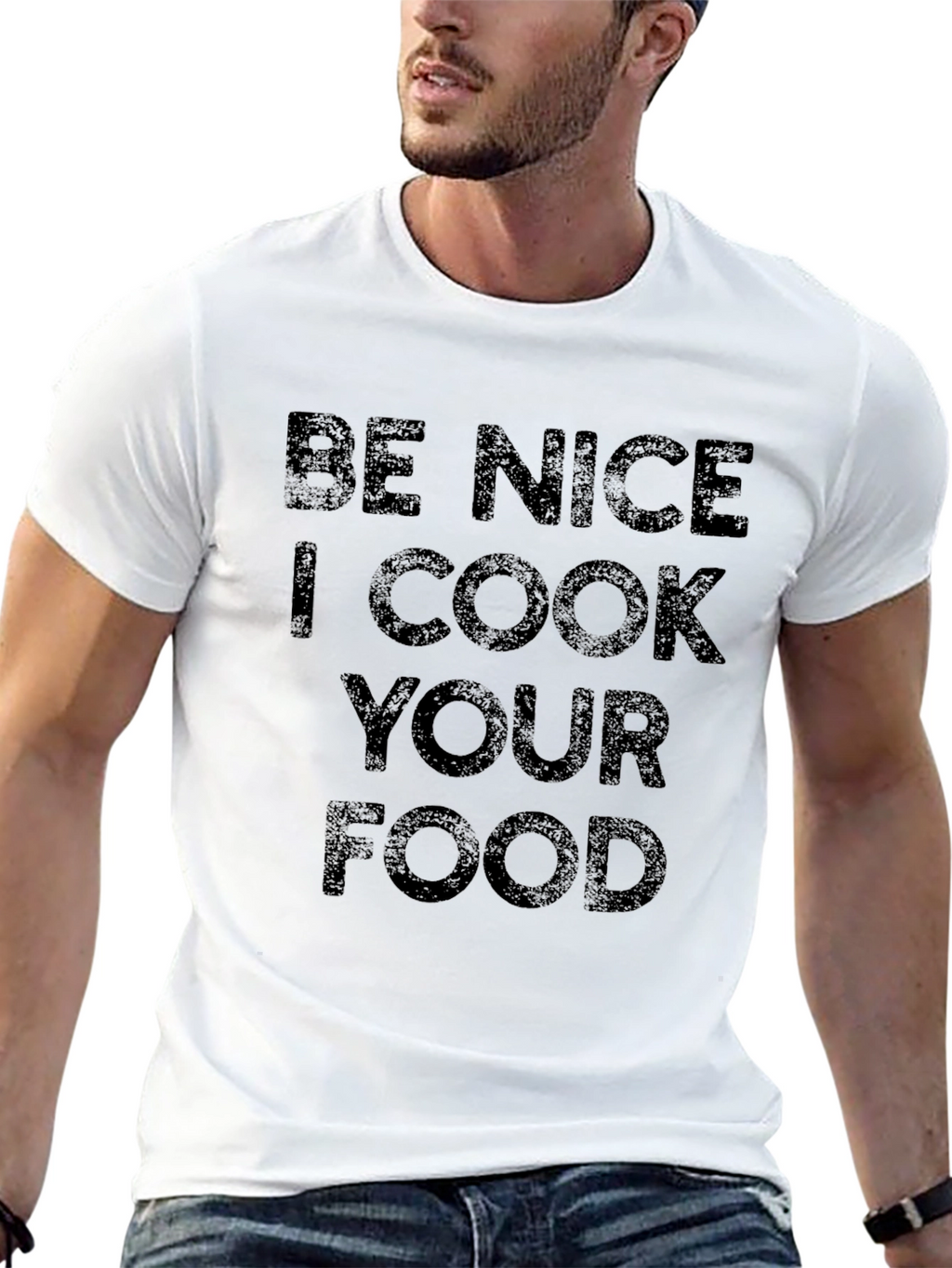 Be Nice I Cook Your Food Graphic Tee