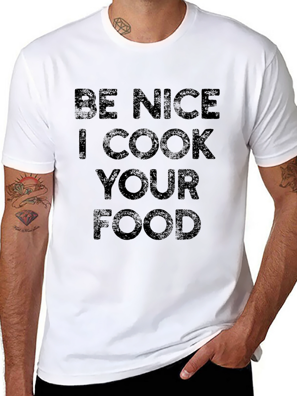 Be Nice I Cook Your Food Graphic Tee