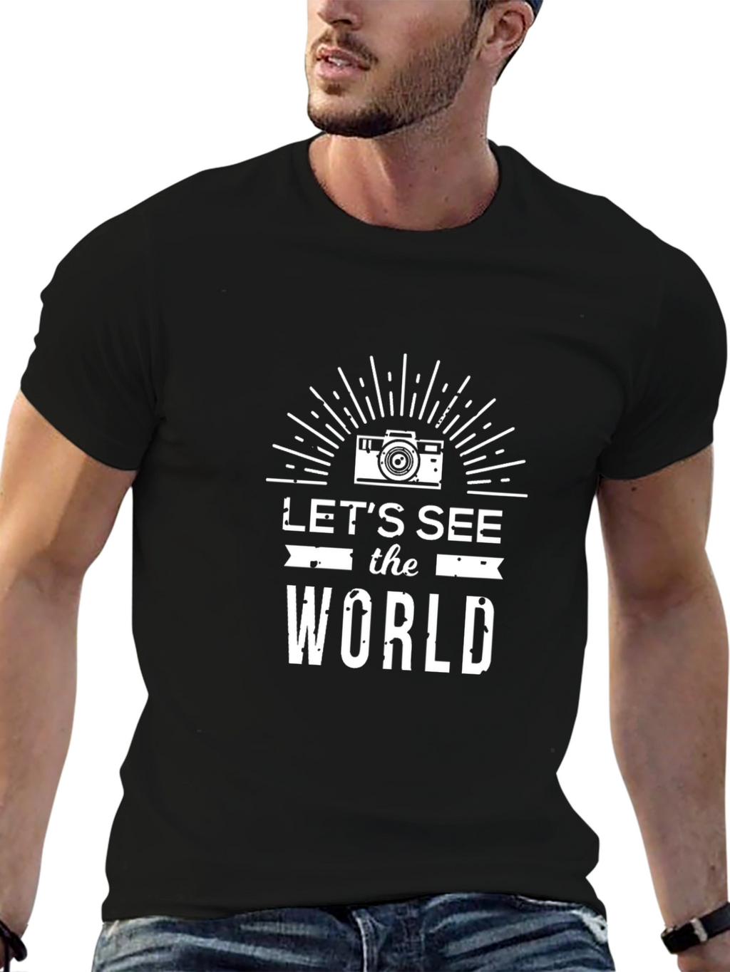 Lets See the World Graphic Tee