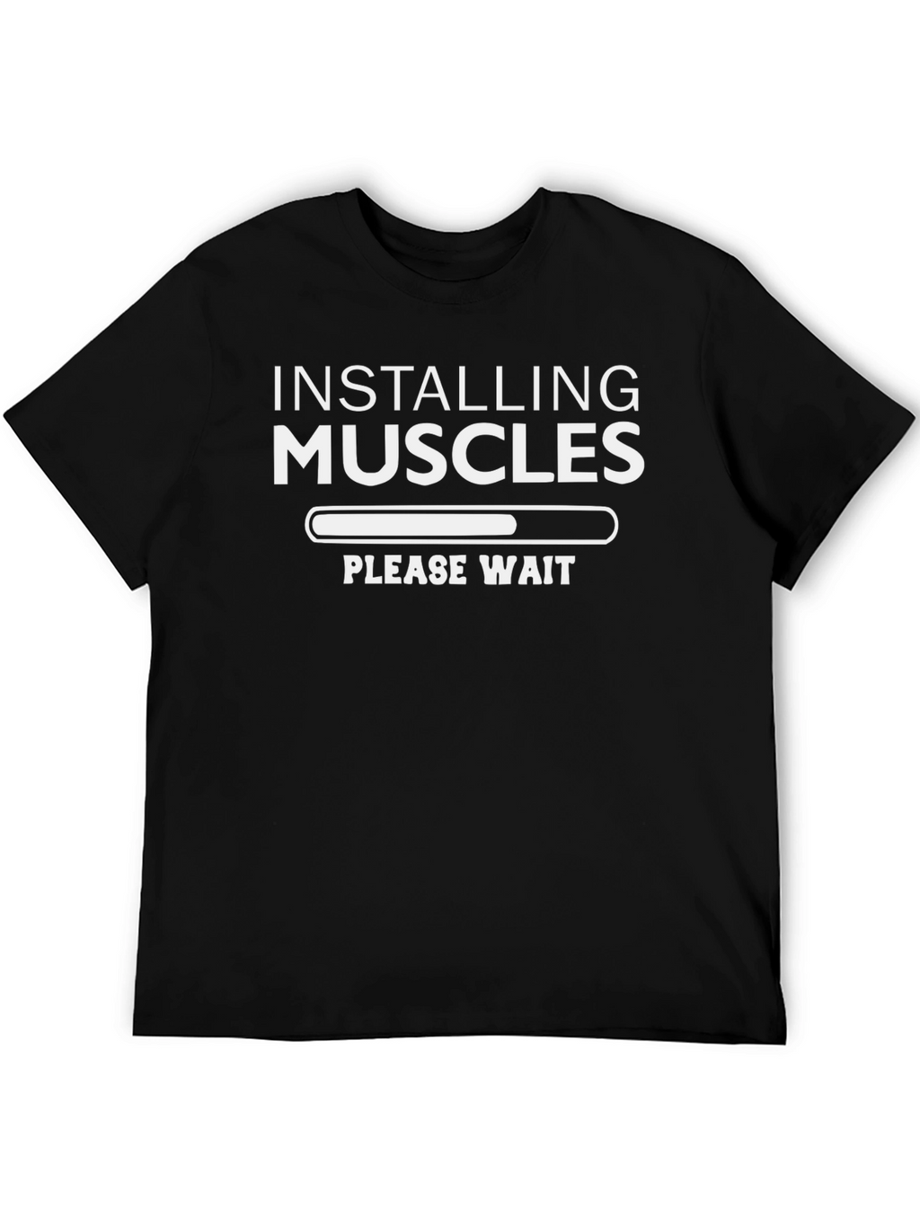 Installing Muscles Funny Workout T-Shirt
