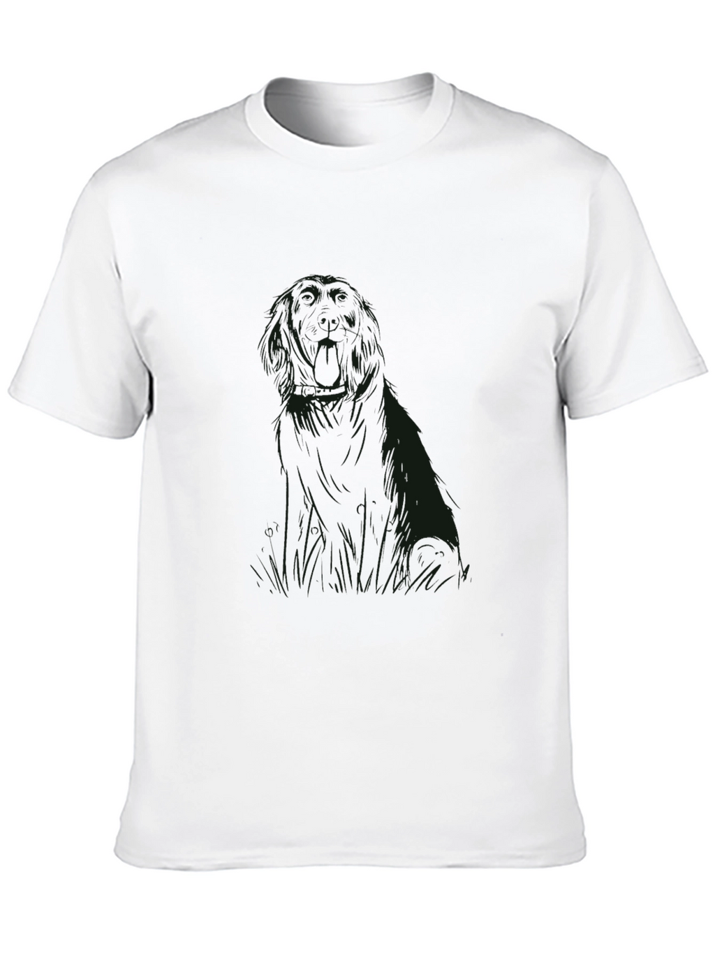 Mens Black Graphic Print T-Shirt