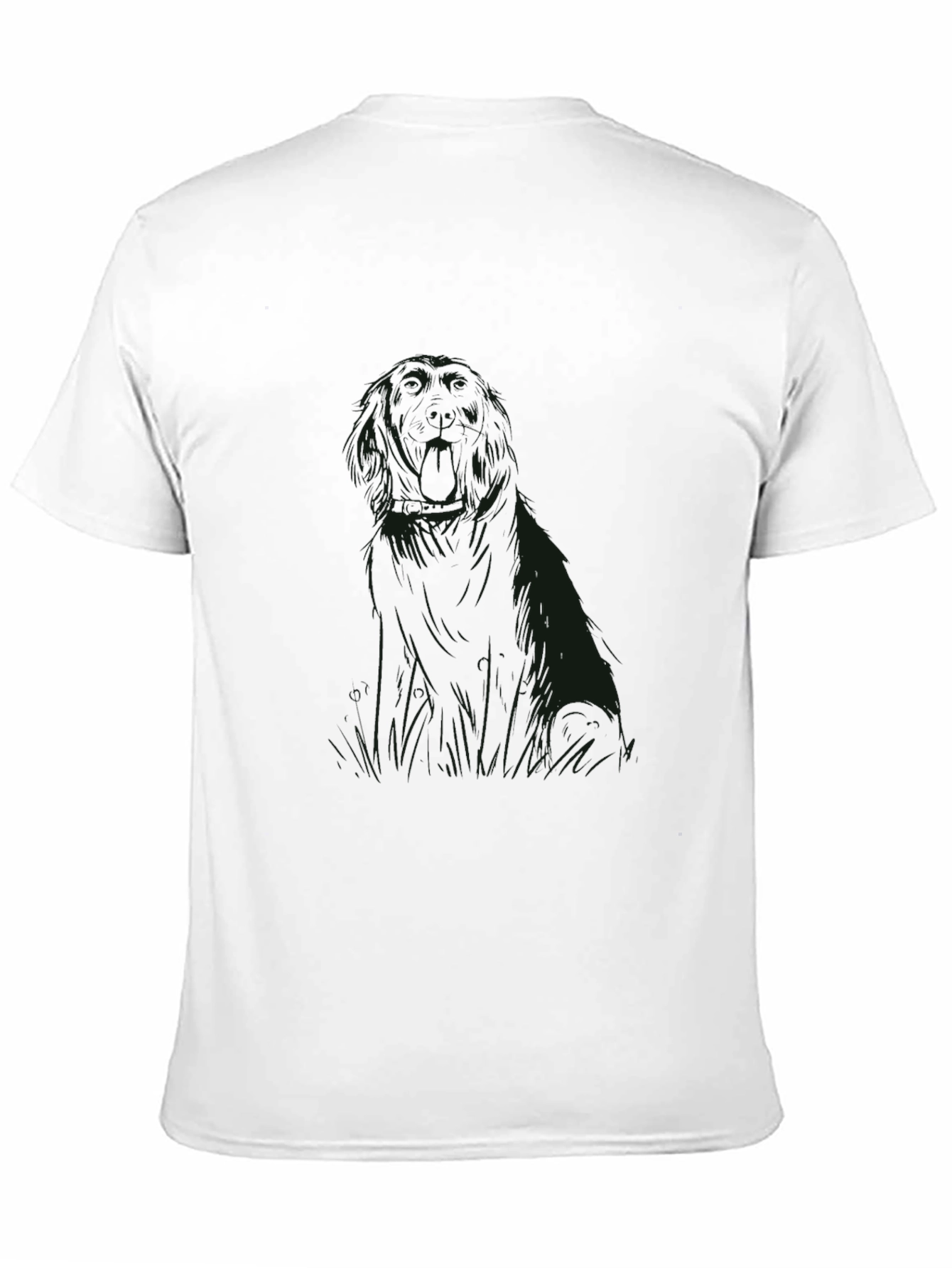 Mens Black Graphic Print T-Shirt