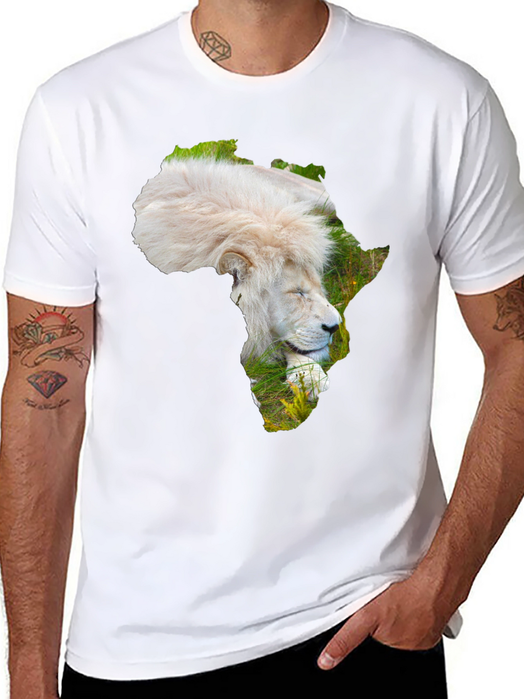 Africa Lion Graphic T-Shirt