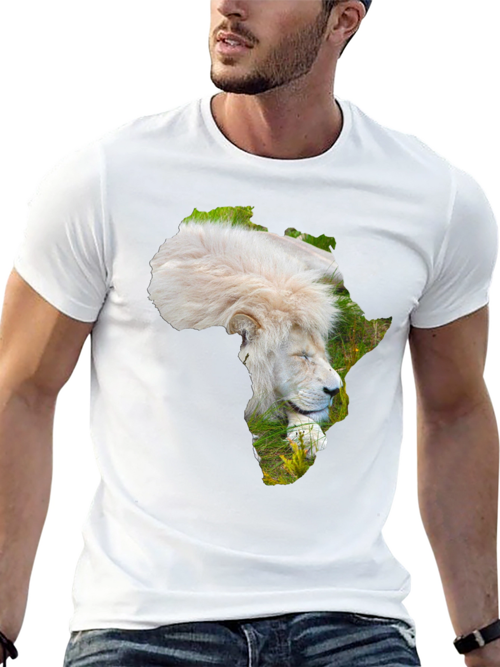 Africa Lion Graphic T-Shirt