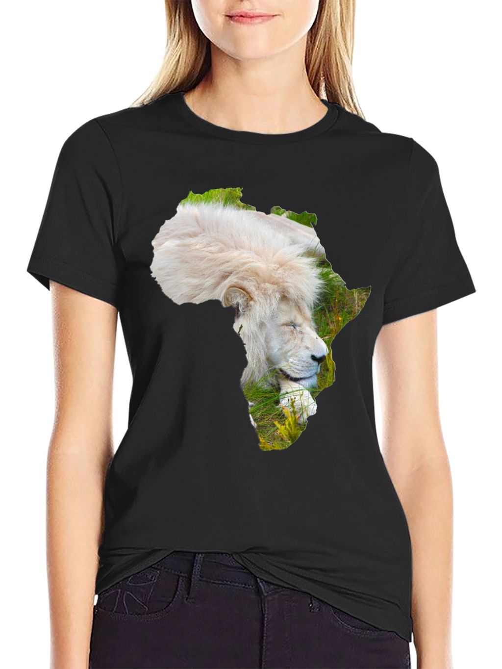 Africa Lion Graphic T-Shirt