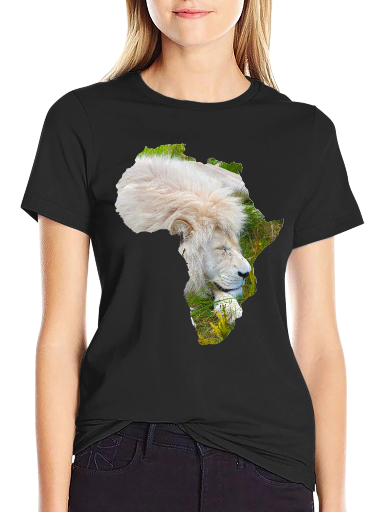 Africa Lion Graphic T-Shirt