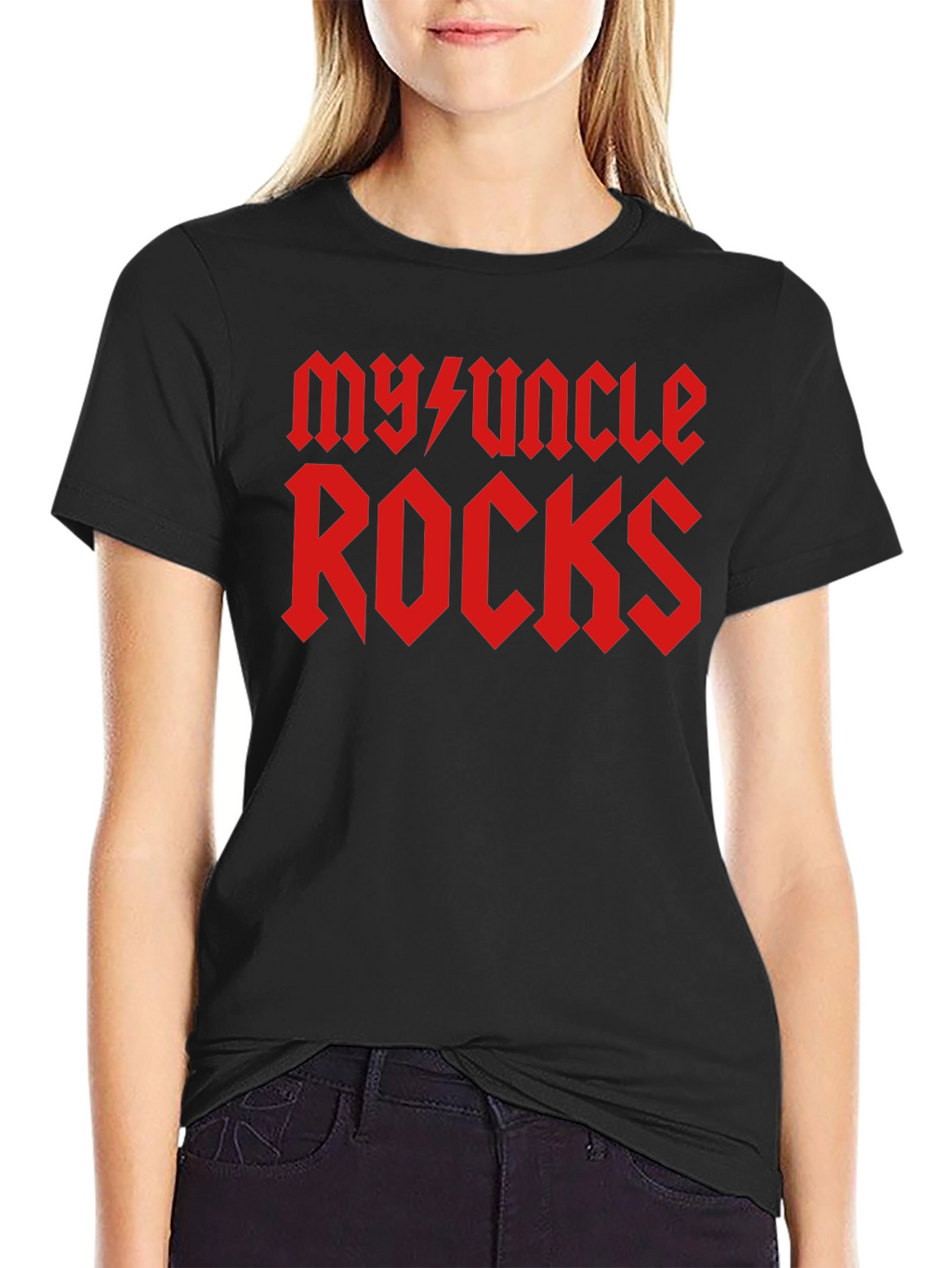 My Uncle Rocks T-Shirt - Black