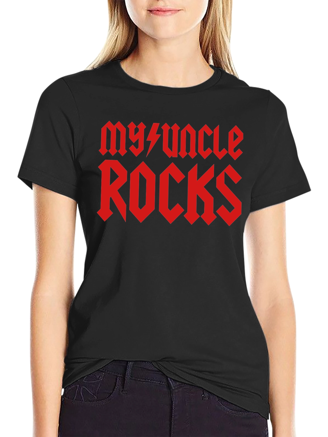 My Uncle Rocks T-Shirt - Black