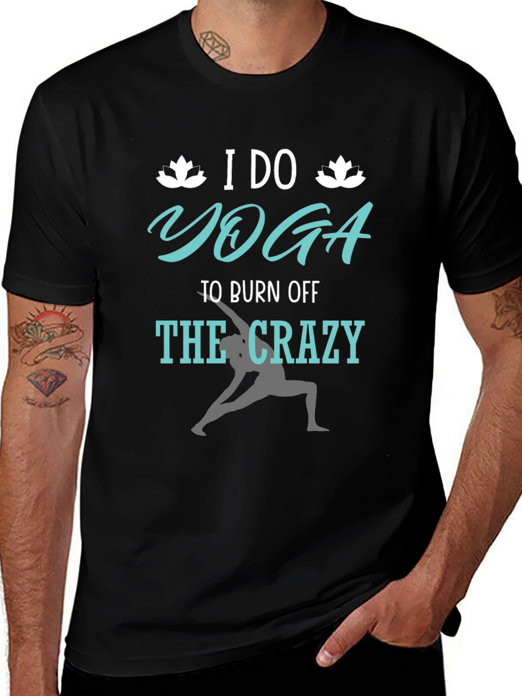 Yoga Crazy Graphic Tee