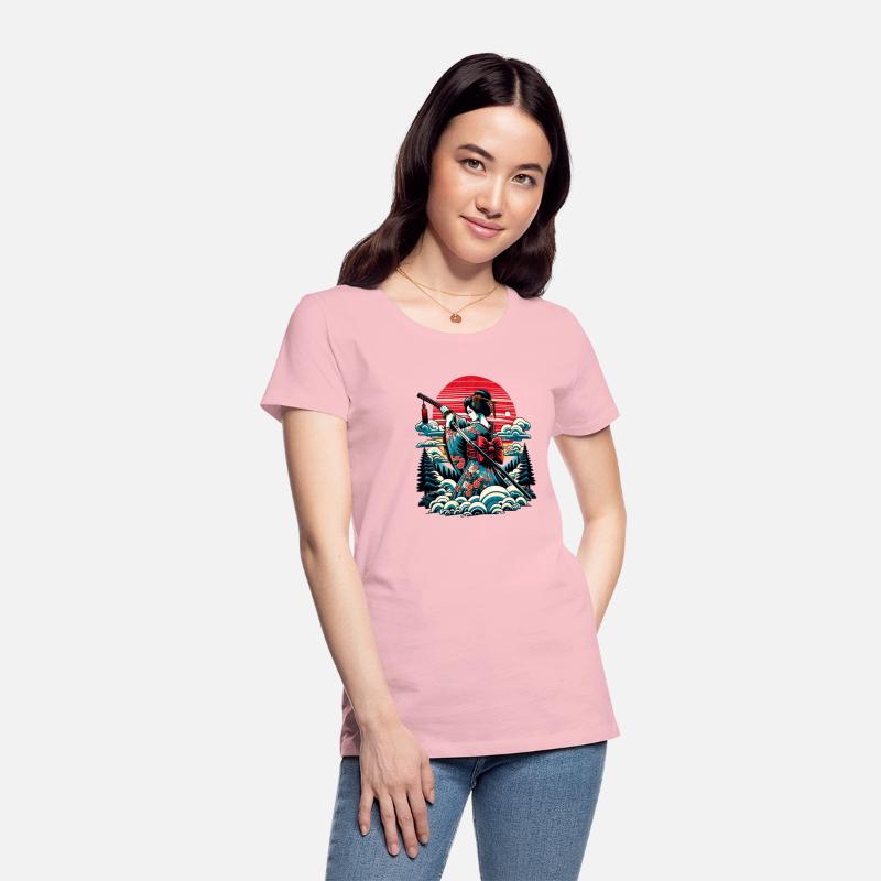 Fierce Geisha Warrior – Vintage Japan Katana Art